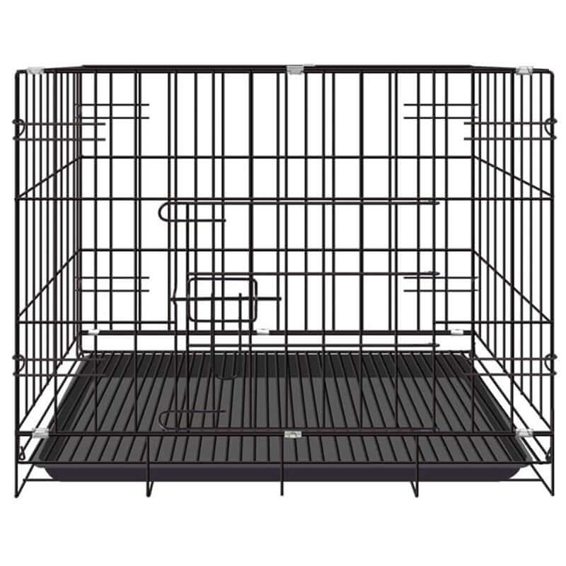dog crate side door open
