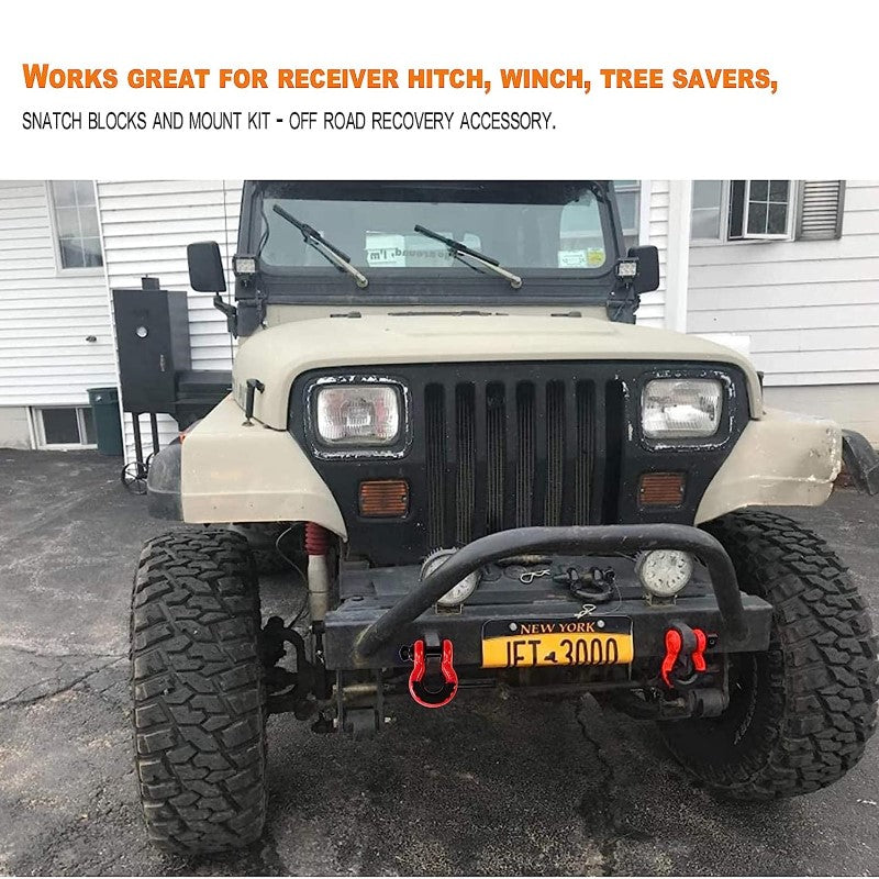 Off road vehicle shackles