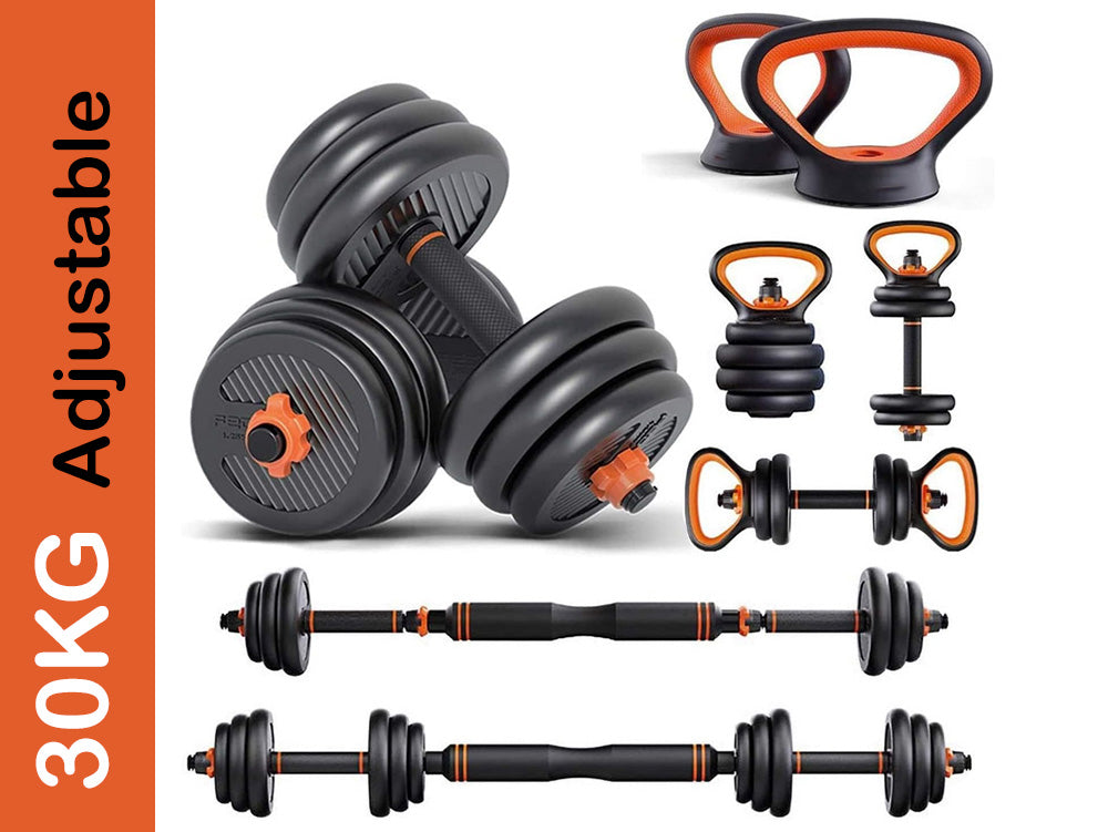 dumbbells assembled set