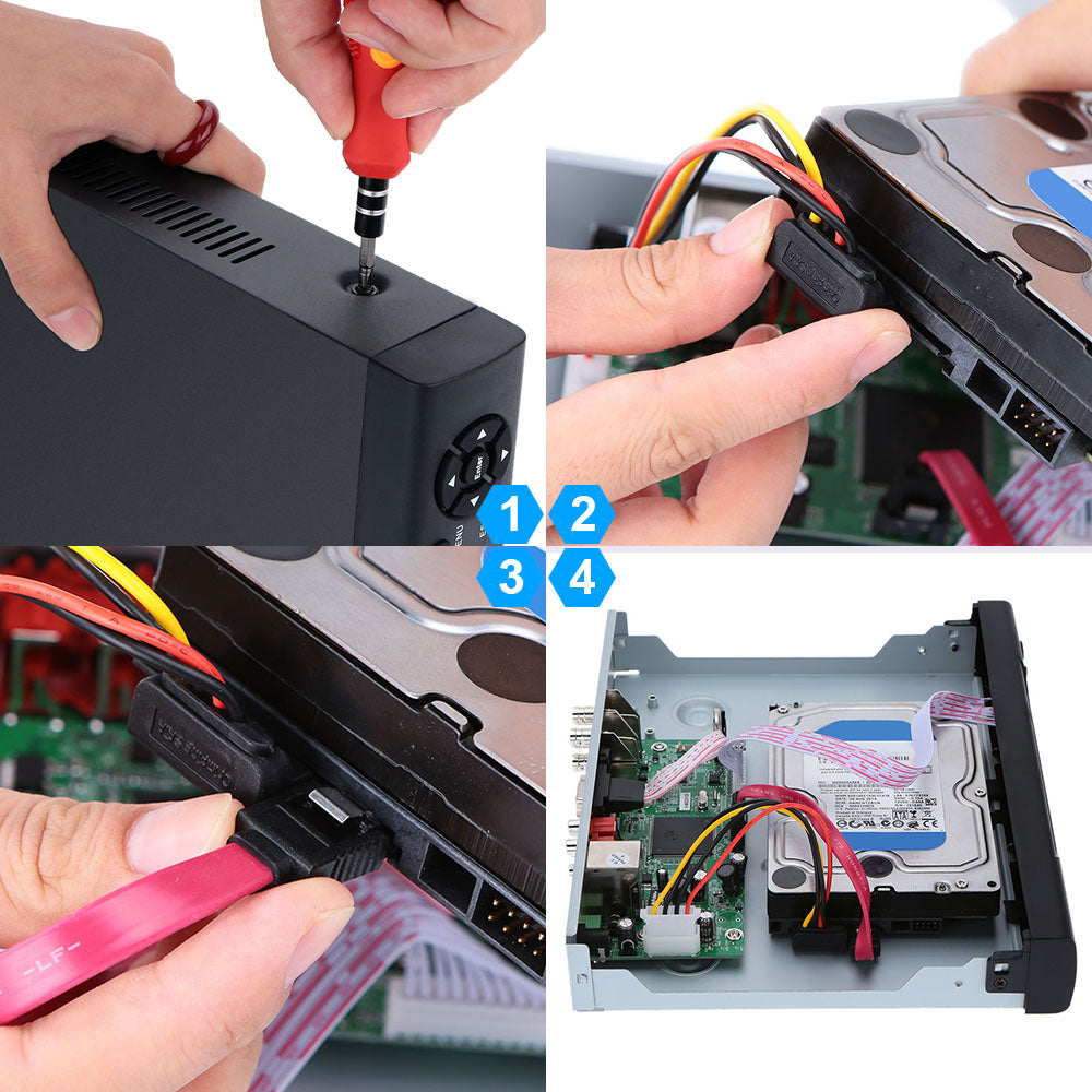 DVR 4CH Digital video recorder CCTV Camera System
