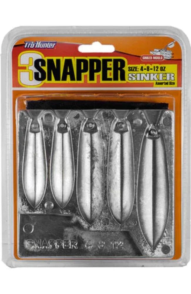 Pro Hunter Reef Sinker Mould Combo of 5 - 4oz to 12 oz