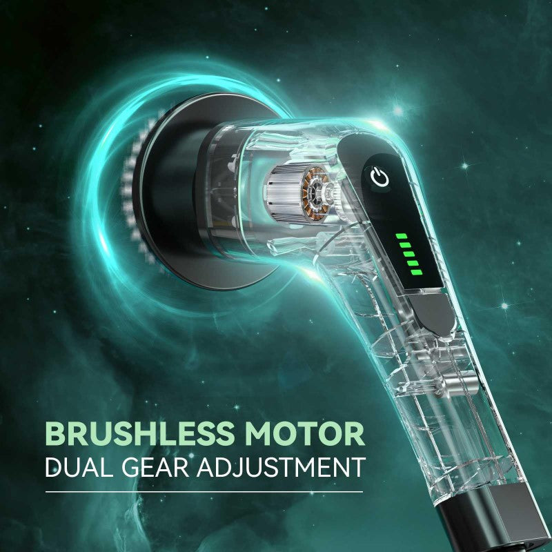 Household cleaning electric scrubber