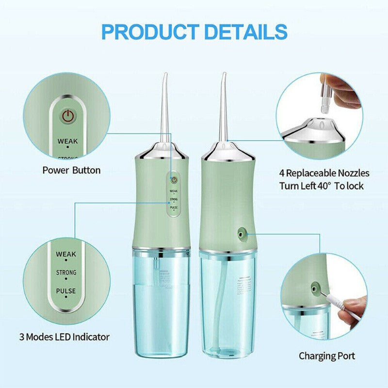 Water flosser with nozzle tips