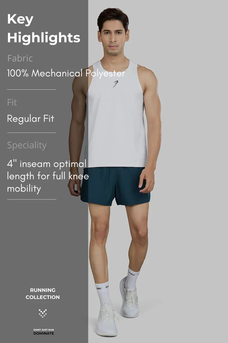 Pulse 4" Running Shorts Deep Green