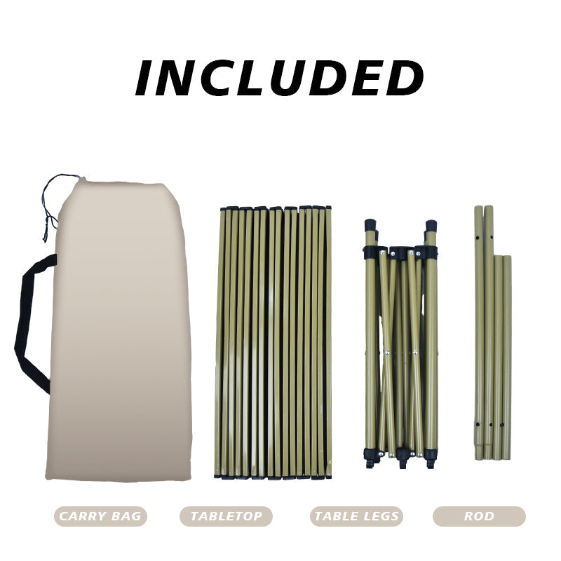 Folding Camping Table Chair Set Outdoor Dining Beach Picnic Chairs Bench