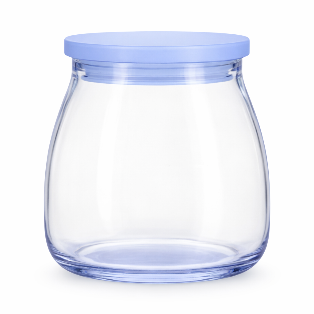 Frankly Cotton Clear Glass Storage Jar 500ml