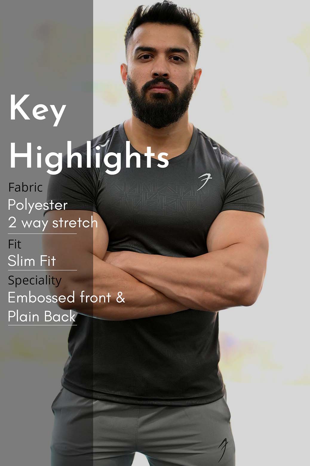 Aero T-shirt Dark Grey