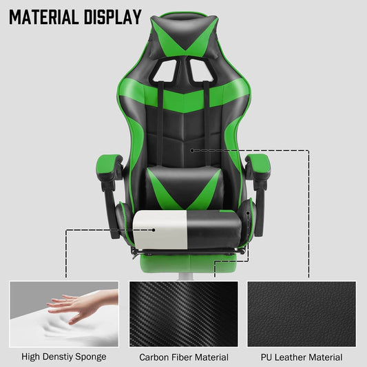 gaming chair with lumbar support