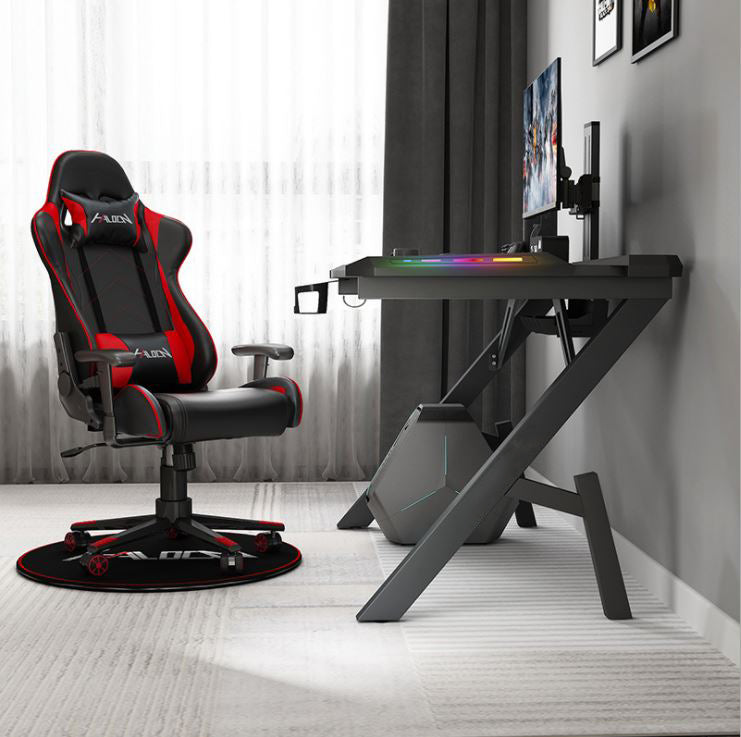 Gaming desk headphone hook