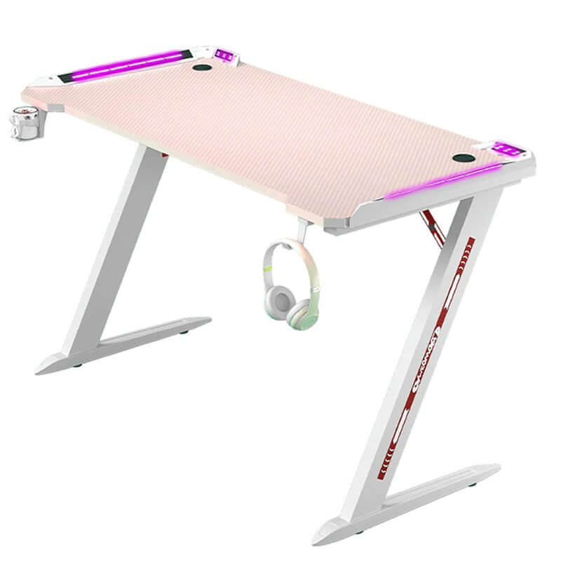 Sturdy gaming desk with high load capacity