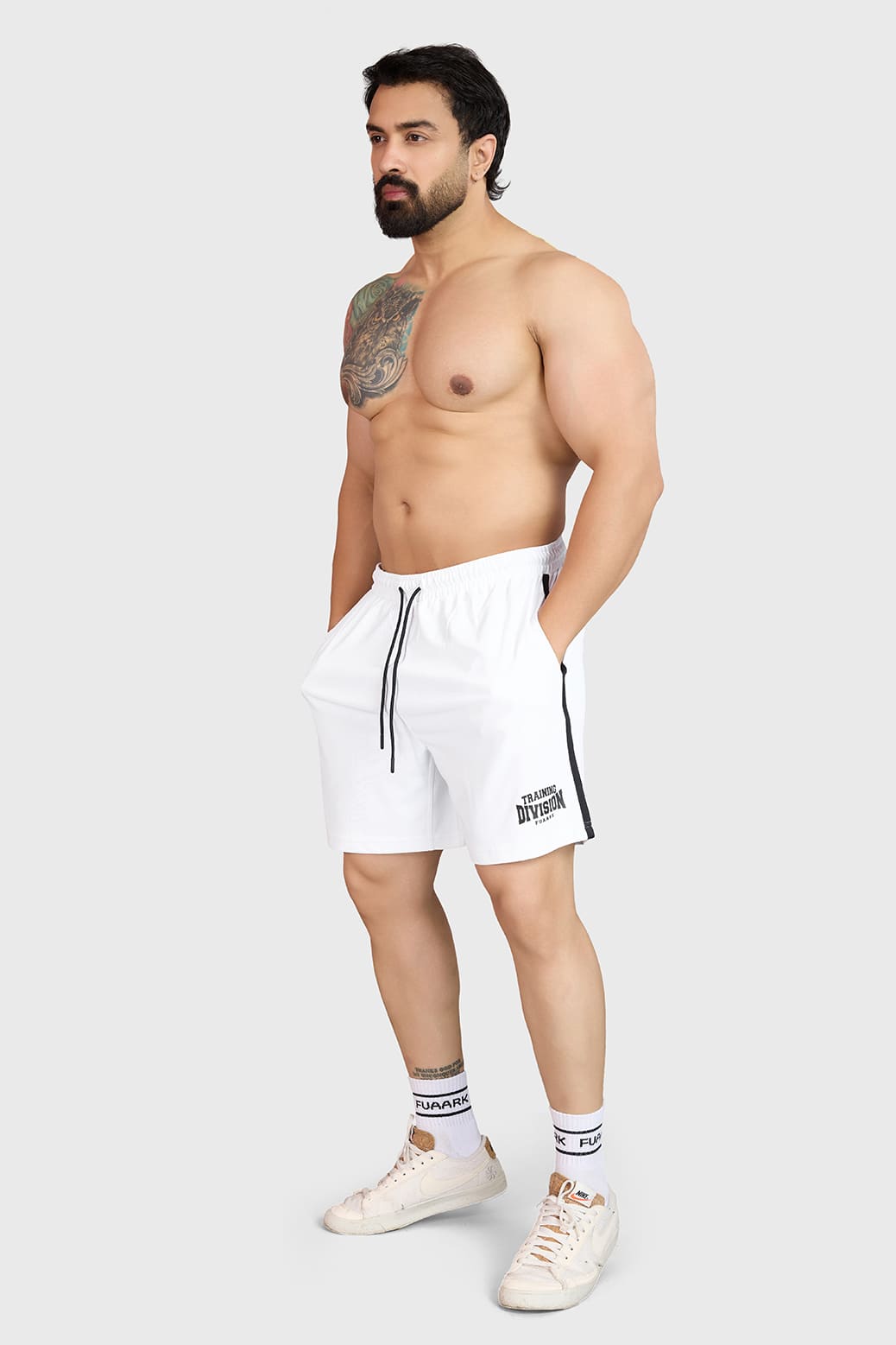 Grit Shorts White