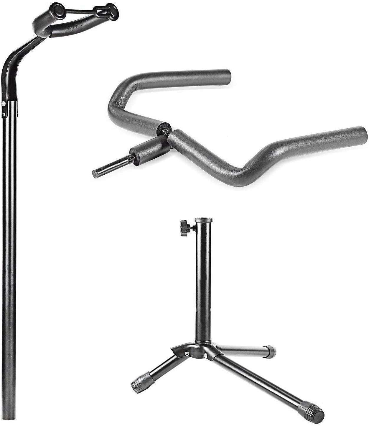 Adjustable height guitar stand