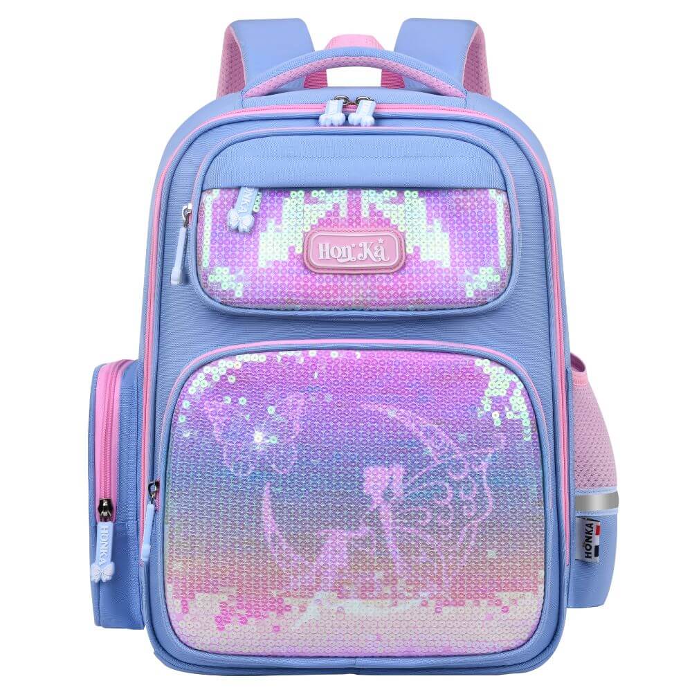 Sequin School Bags for Girls & Kids Backpack NZ | Glitter Butterfly Princess