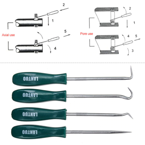 O-ring Pick Set of 4