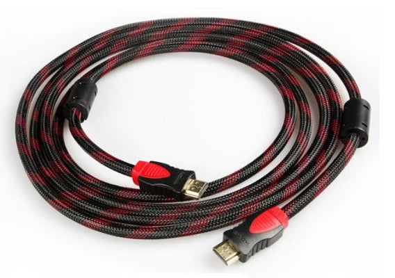Nylon braided HDMI cable
