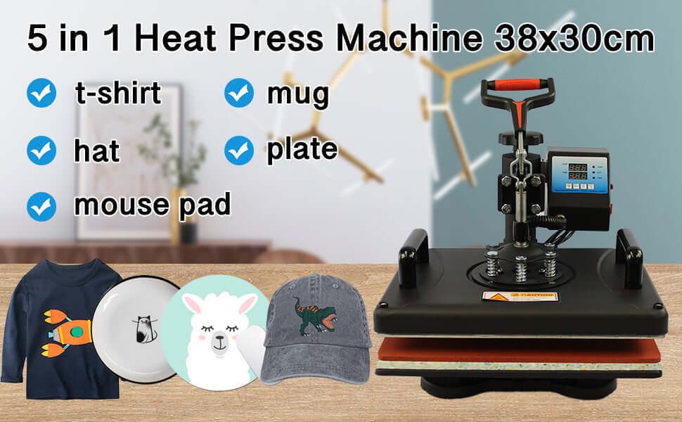 Heat press hat press