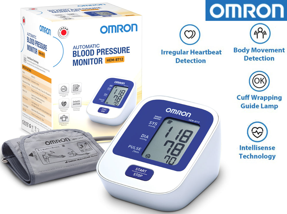 Omron Blood Pressure Monitor HEM 8712