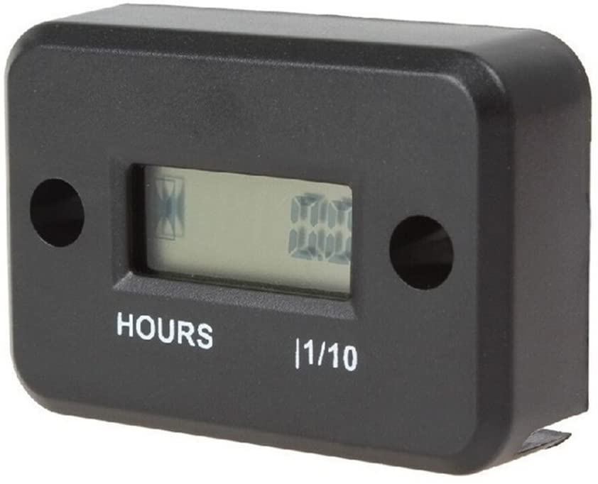 Hour meter with screws