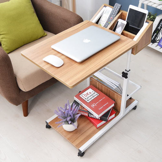 sofa side table with wheels