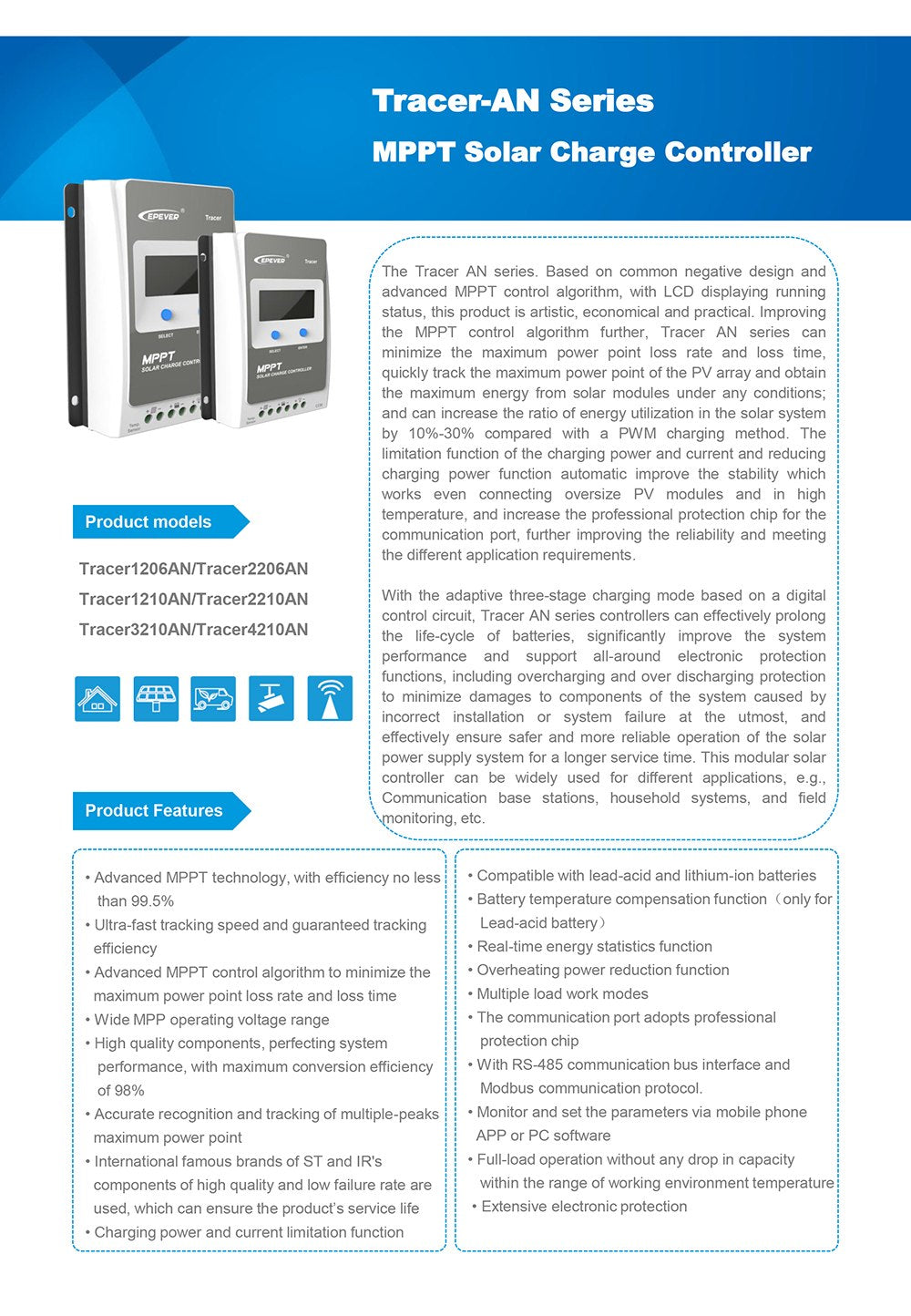 MPPT Solar Controller 30A