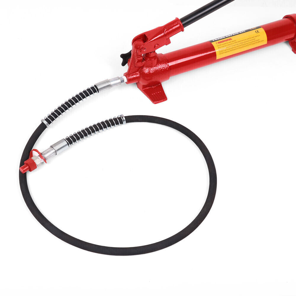 Hydraulic ram pump and hose