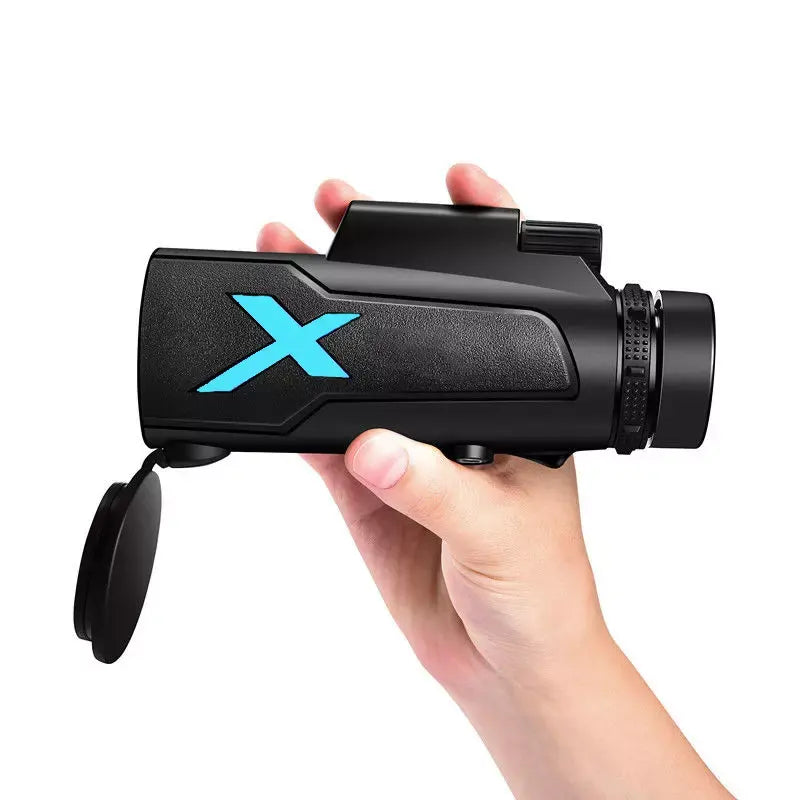 HD High Powered BAK4 Prism 12X50 Monocular Telescope for Smartphone