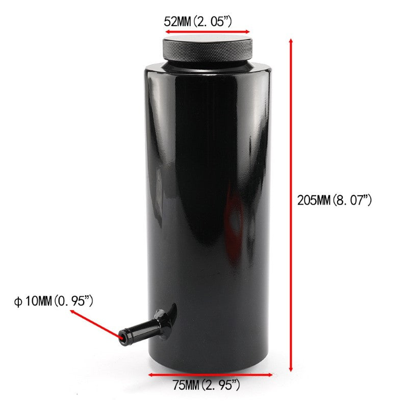 Car radiator overflow reservoir