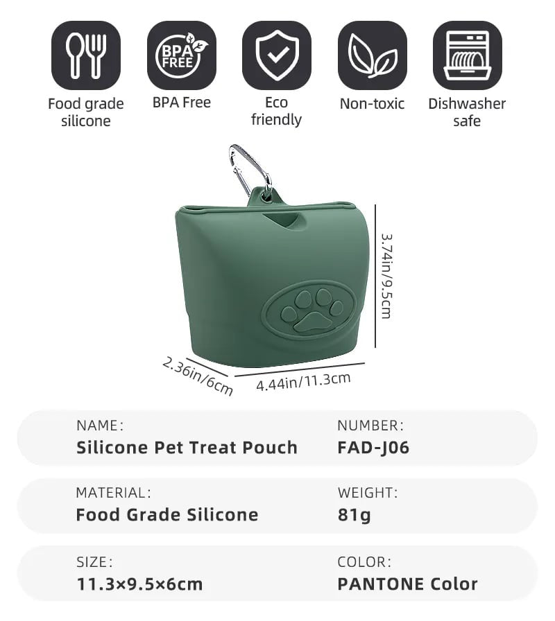 Silicone Dog Treat Pouch