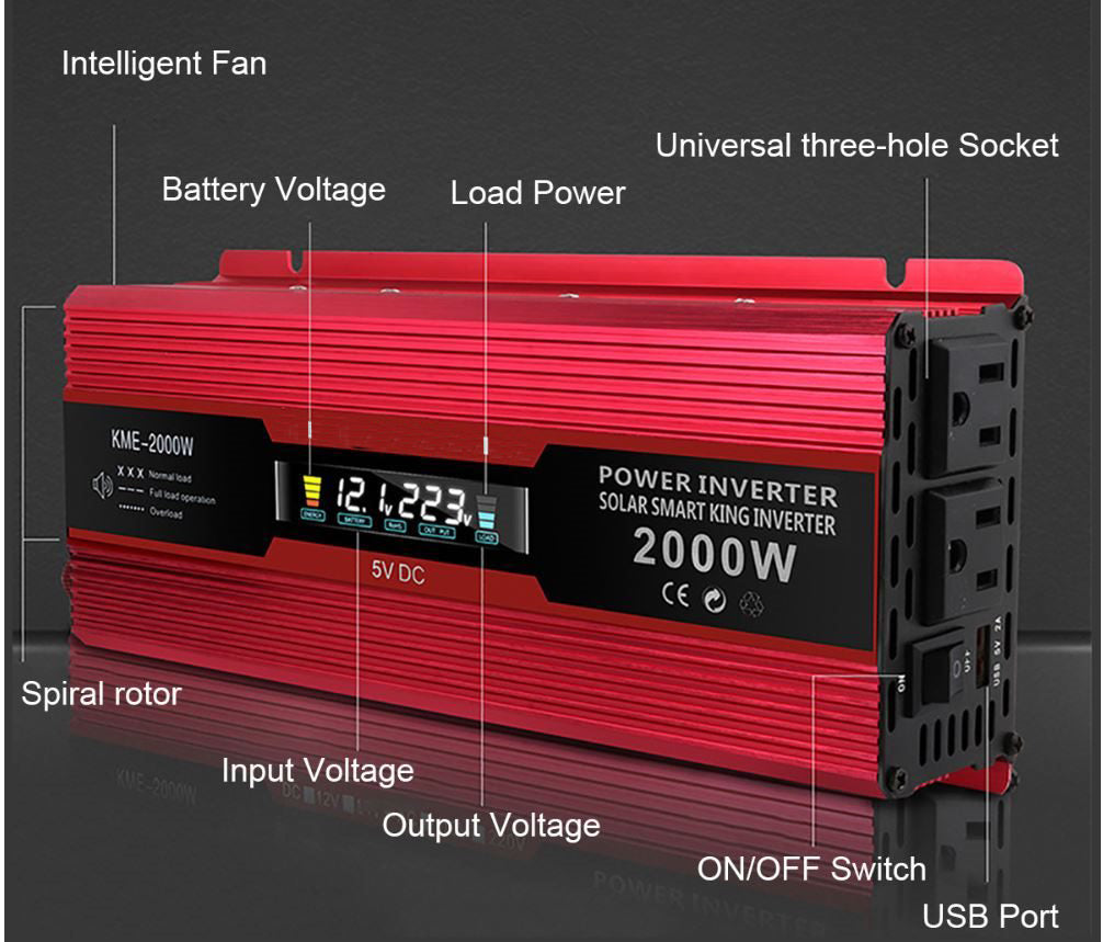 Inverter with overload protection