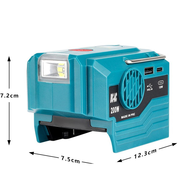 LED light on power inverter