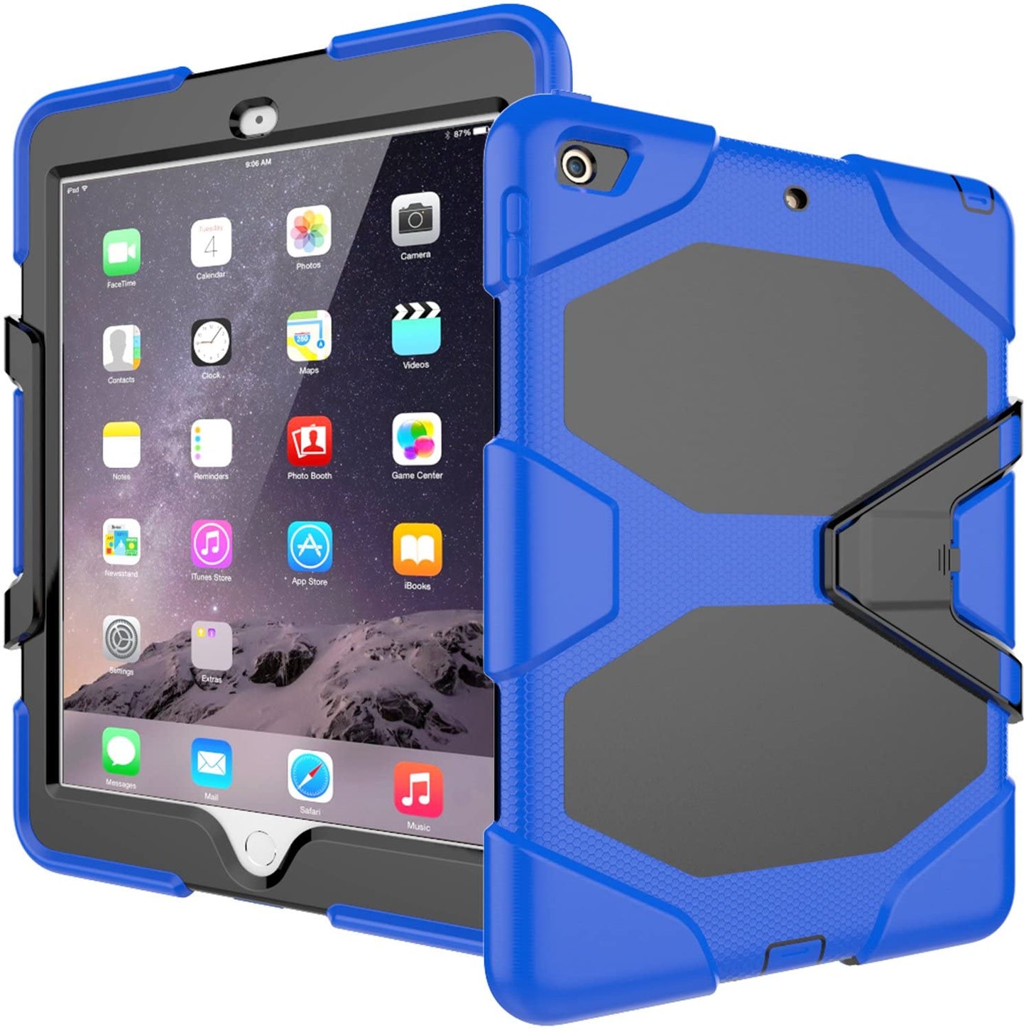 iPad 9.7 Case 2017 2018 Rugged Shockproof Case