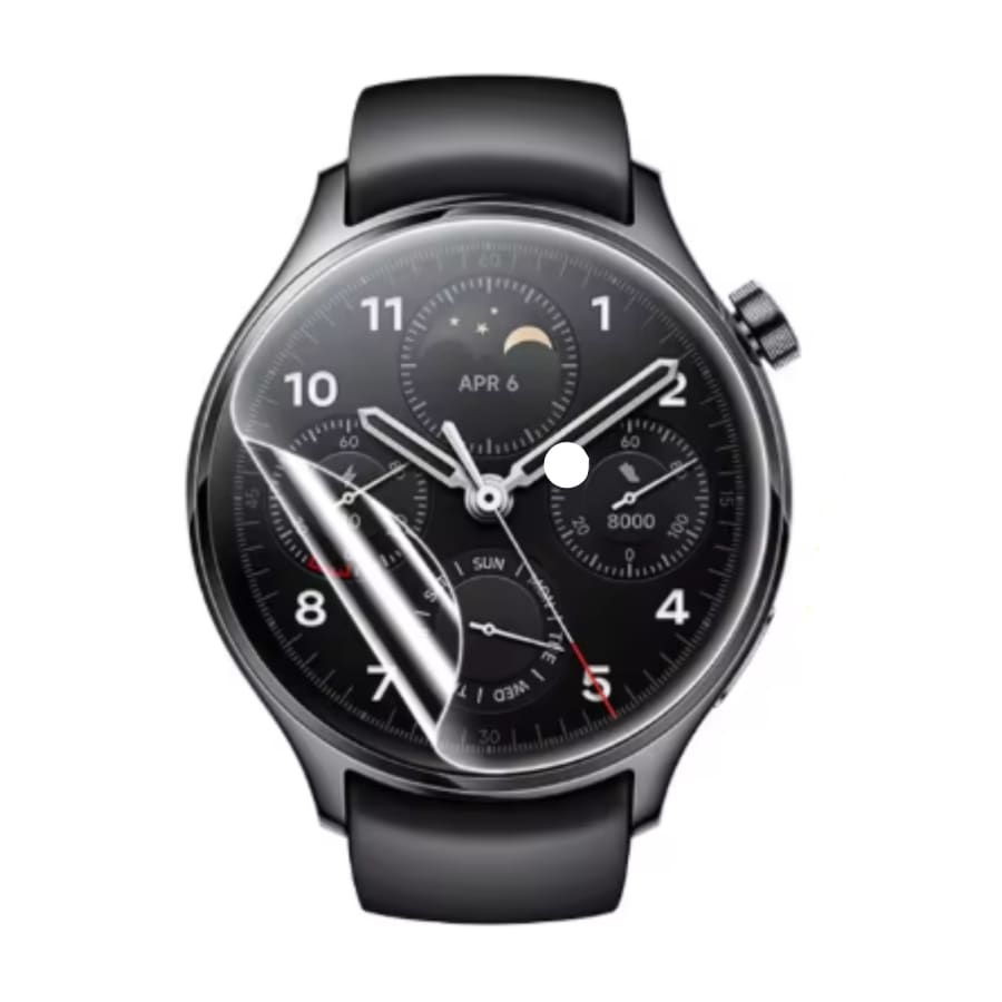Hydrogel Screen Protector for Xiaomi Watch S1 Pro (Pack of 6)