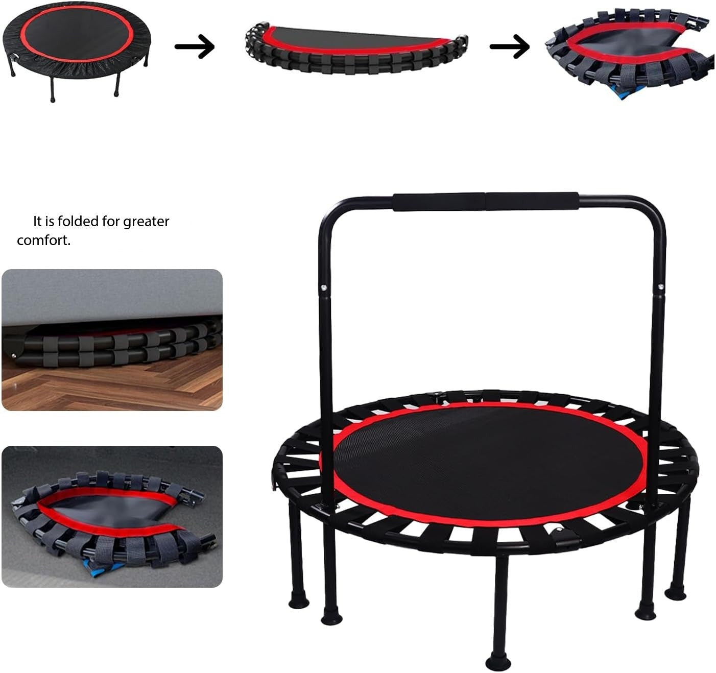 Mini Trampoline Rebounder 50"