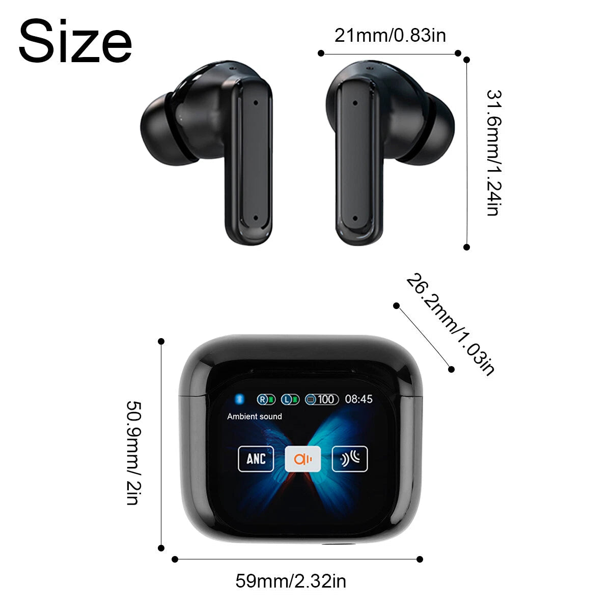 Bluetooth Earphones Wireless Headphones Earbuds