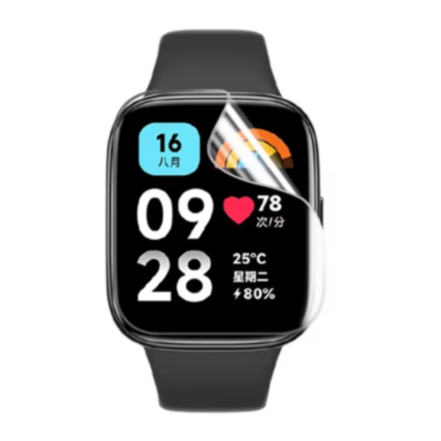 Redmi Watch 3 Active Hydrogel Screen Protector (Pack of 6)