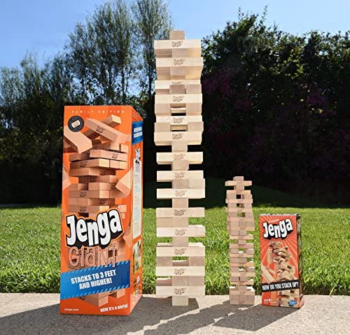 Jenga Giant blocks falling