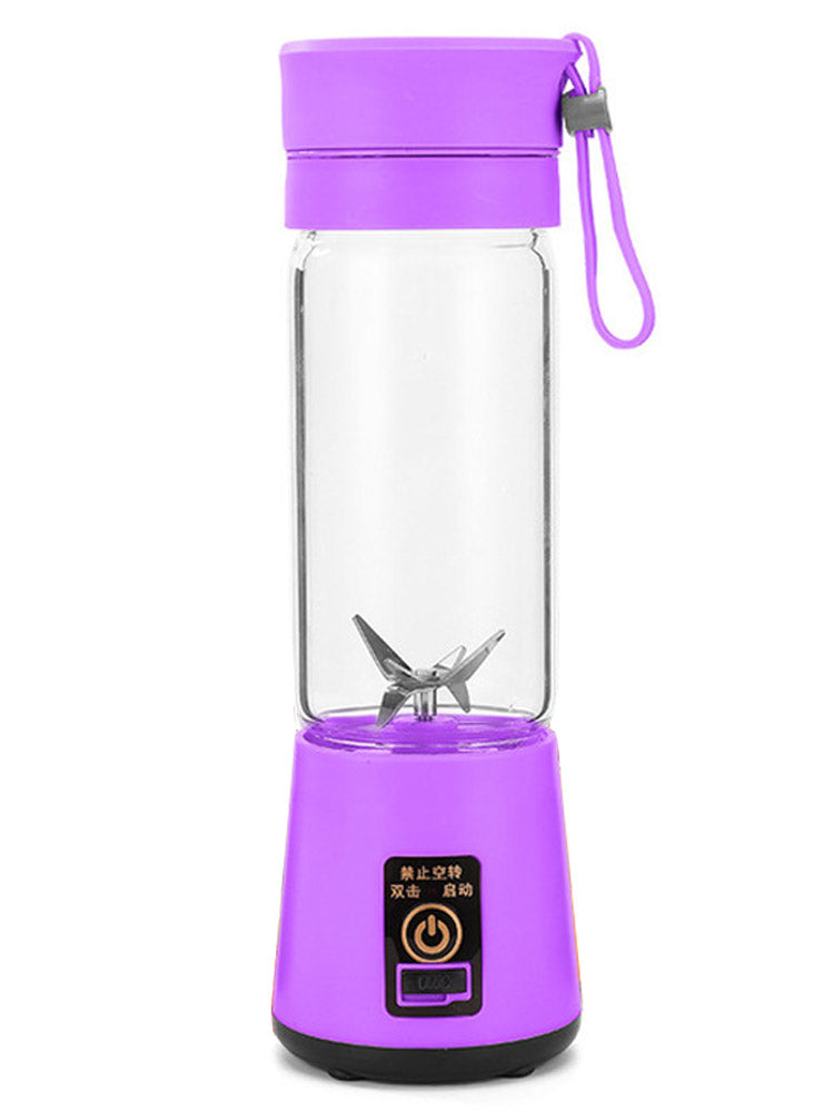 Blender with four stainless steel blades