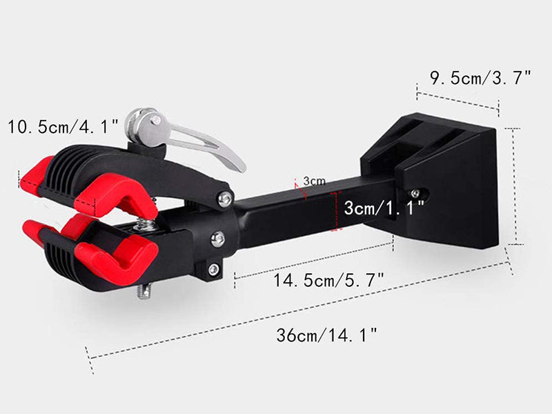 Bicycle wall mount bracket