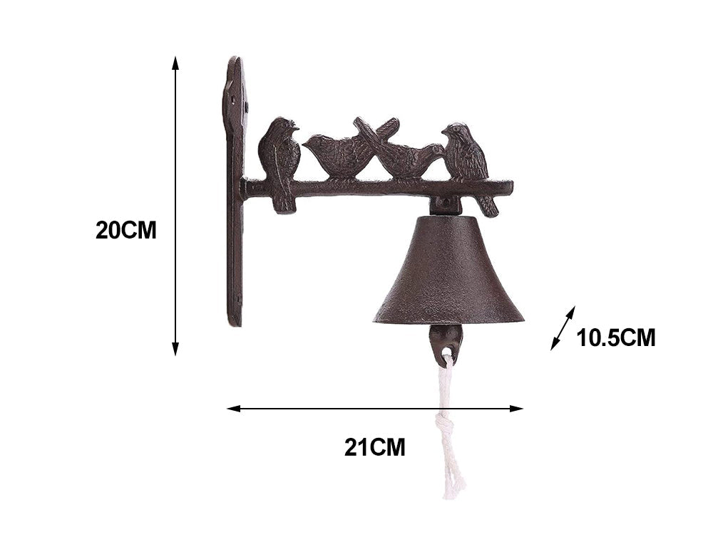 Cast Iron Birds Doorbell