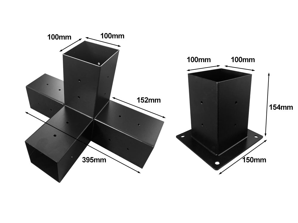 4-Way Pergola DIY Bracket Kit