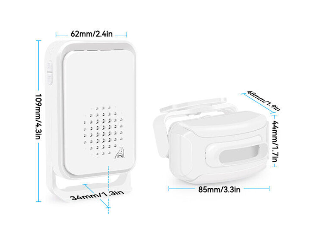 Wireless Home Security Alarm System/Welcome Buzzer Monitor Doorbell Alarm