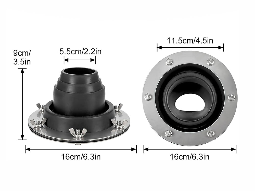 Tent Stove Jack Kit-Black