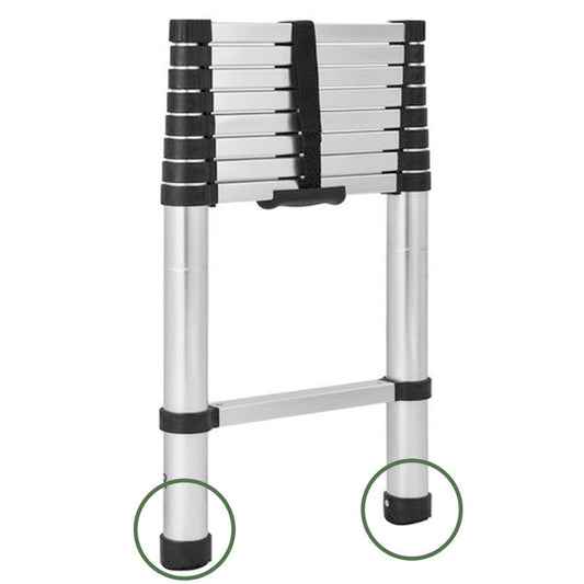 Lightweight telescopic ladder