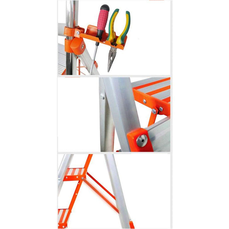 Folded extension ladder