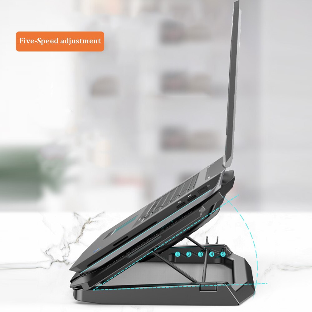 Quiet laptop cooling pad