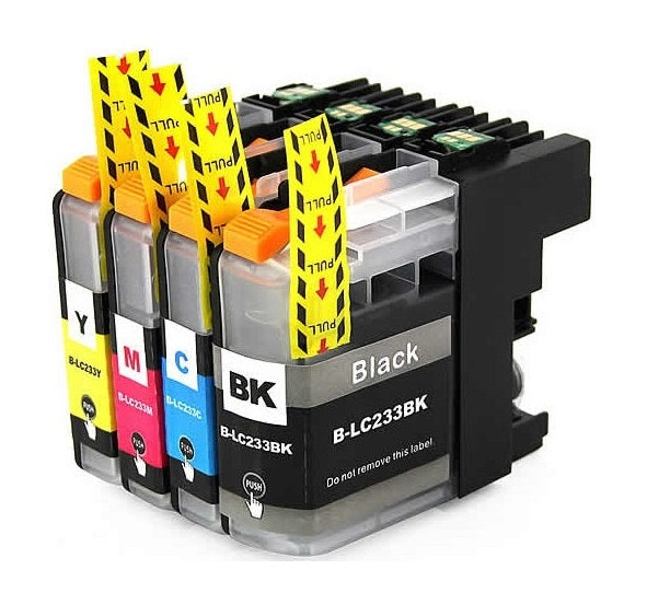 Cartridge compatible with Brother LC233 (Full Set)