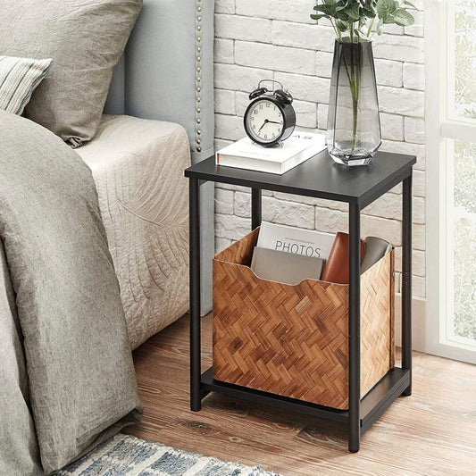 Steel frame side tables