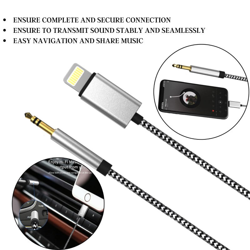 Black Lightning audio cable