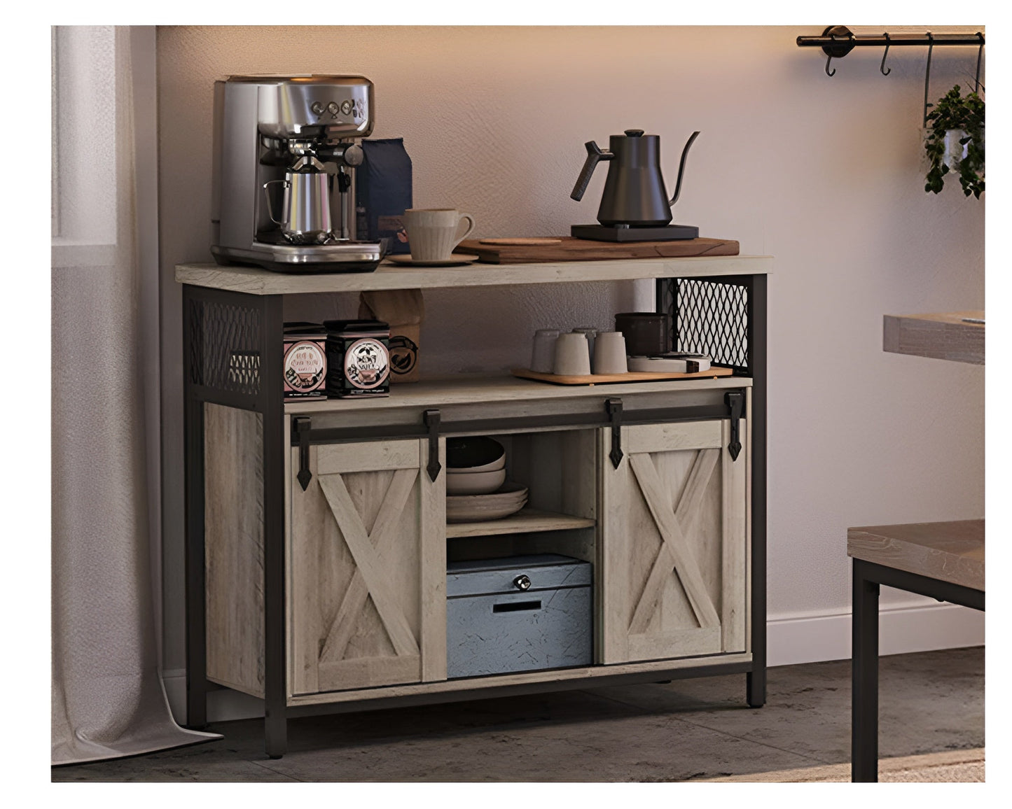 hallway storage cabinet