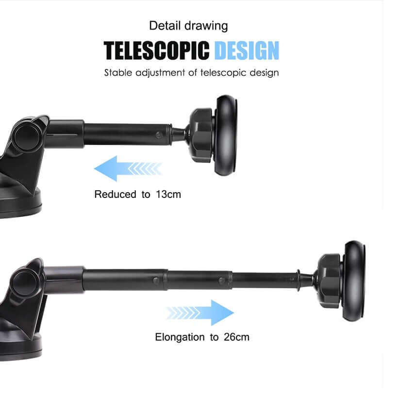 Car Phone Holder Long Arm Suction Cup Phone Holder For Car Dashboard Windshield Air Vent Hands Free Clip - The Shopsite